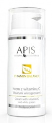 APIS Professional Krem do twarzy z witaminą C i białym winogronem 100ml