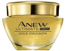 AVON Anew Skiny Renewing Gold Emulsion Złota emulsja krem na noc z protinolem 50ml