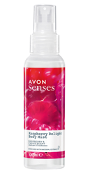 Avon Senses mgiełka do ciała Raspberry Delight 100ml