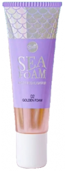 BELL Sea Foam Body Highlighter płynny rozświetlacz do ciała 02 Golden Foam 20g