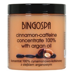 BingoSpa Koncentrat cynamonowo - kofeinowy z olejem arganowym 250g
