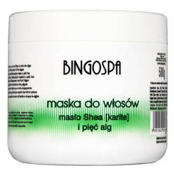 BingoSpa Maska do włosów Masło Shea i pięć alg 500g