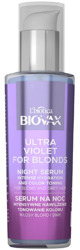 Biovax Ultra Violet for Blonds Night Serum tonujące serum na noc do włosów blond i siwych 100ml