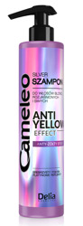 Delia Cameleo Silver Anty żółty Efekt Szampon do włosów blond, siwych i rozjaśnianych, 250 ml