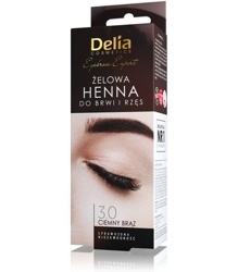Delia Henna Do Brwi Żelowa, kolor: 3.0 Ciemny Brąz