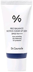 Dr.Ceuracle Pro Balance Biotics Clear Up Sun Krem z filtrem przeciwsłonecznym SPF50 50ml