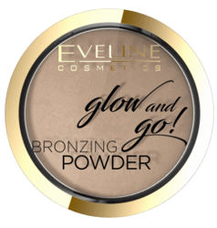Eveline Cosmetics Glow&GO Bronzing Powder Wypiekany puder bronzujący 01 Go Hawaii 8,5g