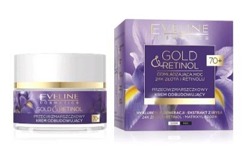 Eveline Cosmetics Gold&Retinol 70+ przeciwzmarszczkowy krem odbudowujący  50ml