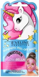 Eveline Cosmetics Holographic holograficzna maska oczyszczająco-matująca peel-off Unicorn Glow Bella 7ml