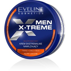 Eveline Cosmetics Men X-treme Sensitive Łagodzący krem silnie nawilżający do twarzy, ciała i rąk 100ml