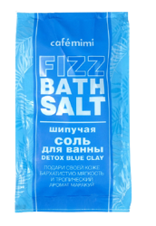 Le Cafe Mimi Fizz bath salt Musująca sól do kąpieli DETOX BLUE CLAY 100g