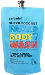Le Cafe Mimi SUPER COCONUT Żel do mycia twarzy i ciała ZAPAS 450ml