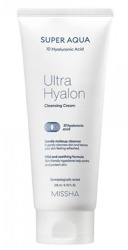 Missha Super Aqua Ultra Hyalron Cleansing Cream Krem-pianka do mycia twarzy 200ml