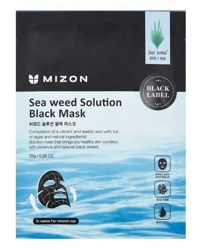 Mizon Black Mask Sea weed Solution Nawilżająca czarna maska w płacie 25g OUTLET