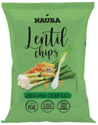 Naura Lentil chips zielona cebulka 70g