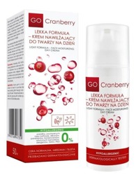 Nova Kosmetyki GoCranberry Lekki krem nawilżający do twarzy na dzień 50ml