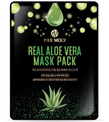 PAX MOLY Real Aloe Vera Mask Pack Nawilżająco-łagodząca maska w płachcie 25ml