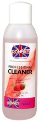 Ronney Professional Nail Cleaner Strawberry Płyn do odtłuszczania paznokci 500ml