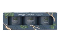 Yankee Candle Zestaw mini świec zapachowych Bayside Cedar 3x37g