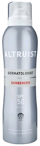 ALTRUIST Sunscreen Krem przeciwsłoneczny w sprayu SPF50 200ml