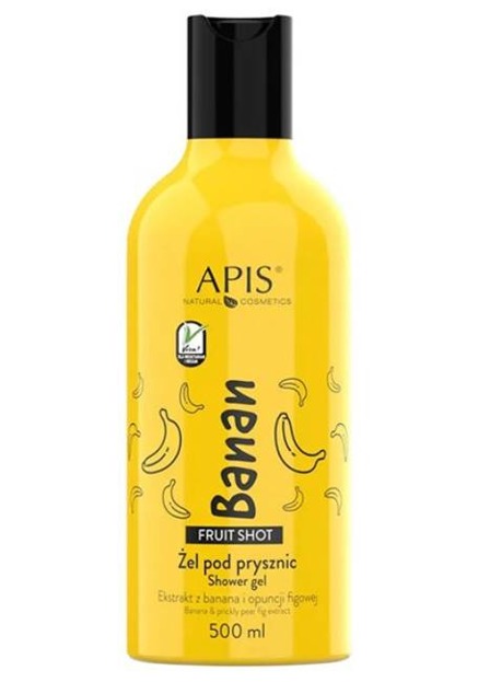 APIS Fruit Shot Żel pod prysznic Banan 500ml