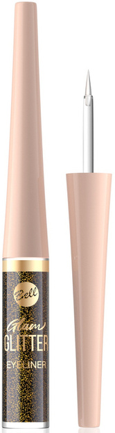 Bell Glam Glitter Eyeliner eyeliner w płynie 01 Gold Glitter 4,5g