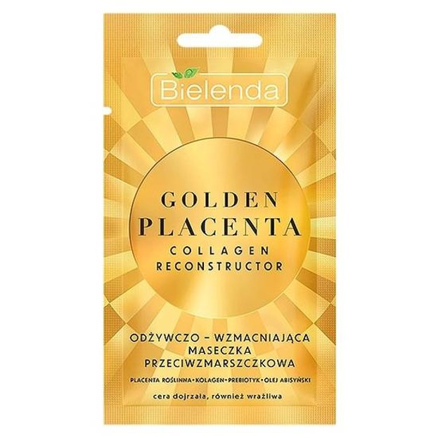 Bielenda Golden Placenta Odżywczo-wzmacniająca maseczka przeciwzmarszczkowa 8g
