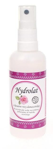CosmoSPA Naturalny hydrolat z kwiatów róży damasceńskiej 100ml