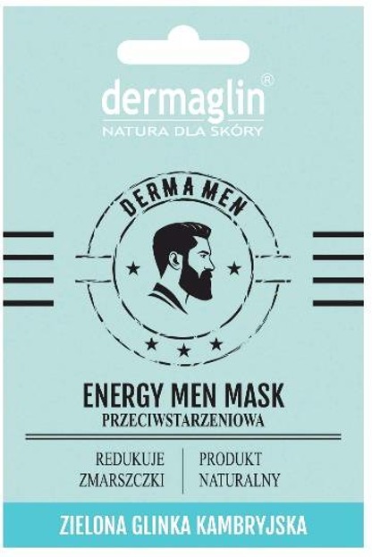DERMAGLIN Men Mask Energy Przeciwstarzeniowa maseczka do twarzy dla mężczyzn 20g