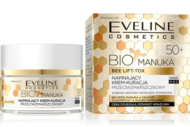 Eveline Cosmetics BIO Manuka Napinający krem-kuracja przeciwzmarszczkowy 50+ D/N 50ml