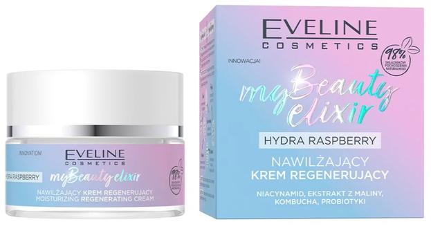 Eveline Cosmetics My Beauty Elixir Hydra Raspberry nawilżający krem regenerujący 50ml