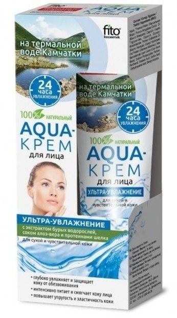 Fitokosmetik Aqua Krem do twarzy do cery suchej i wrażliwej Sok aloe vera 45ml