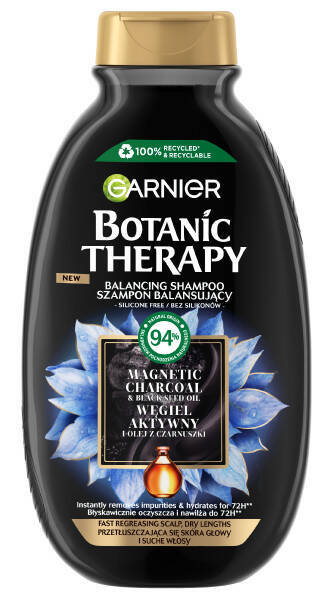 Garnier Botanic Therapy Charcoal Szampon węgiel aktywny 400ml
