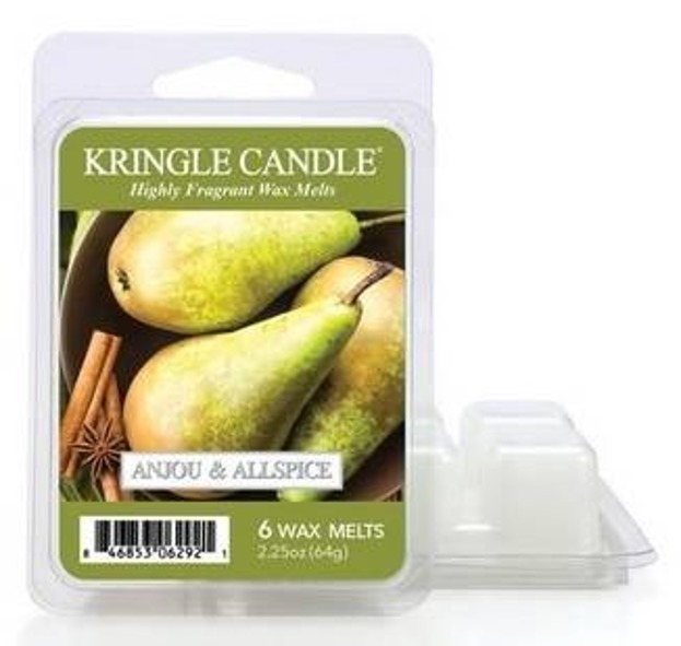 Kringle Candle 6 Wax Melts wosk zapachowy - Anjou&Allspice
