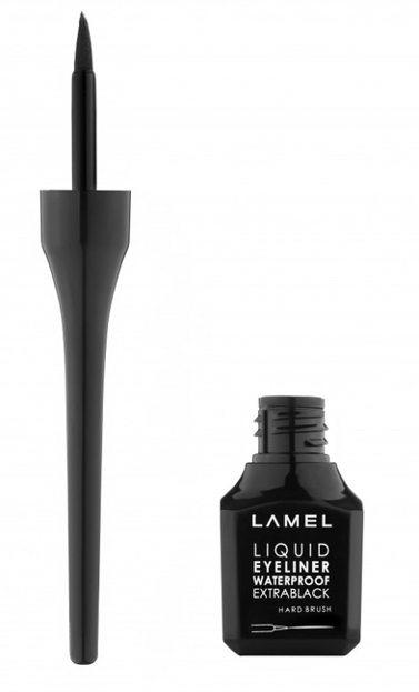 LAMEL Liquid Eyeliner Matte Finish Eyeliner w płynie z twardym pędzelkiem 3,5ml