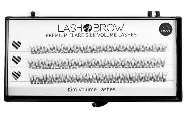 LashBrow Premium Flare Jedwabne rzęsy w kępkach Kim Volume Lashes