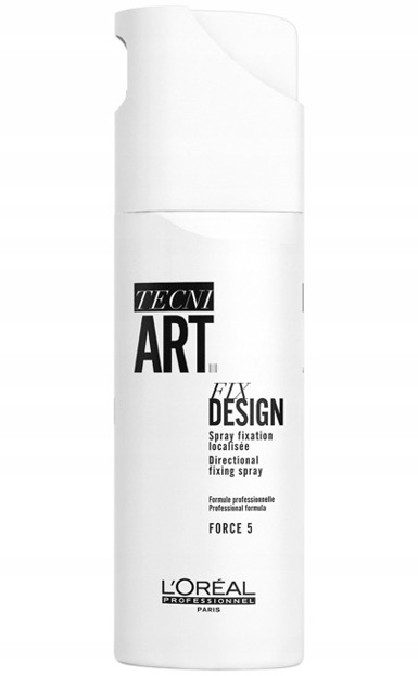 Loreal Tecni Art Fix Design Spray Fixation 5 - Precyzyjny spray do utrwalania miejscowego, 200 ml