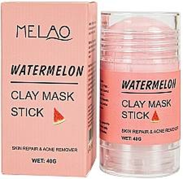 MELAO Watermelon Clay Mask Stick Maseczka do twarzy w sztyfcie oczyszczająco detoksykująca 40g [data ważności 07.05.2024]