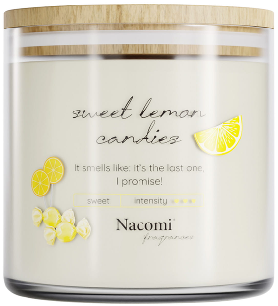 Nacomi świeca sojowa Sweet lemon candies 450g