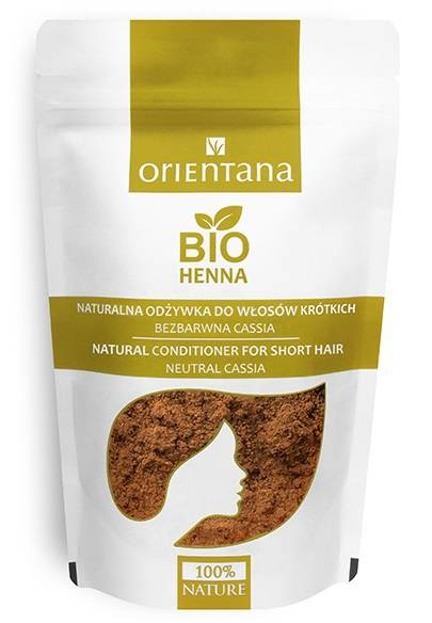 Orientana Bio henna bezbarwna odżywka do włosów 50g - data ważności 11.2023