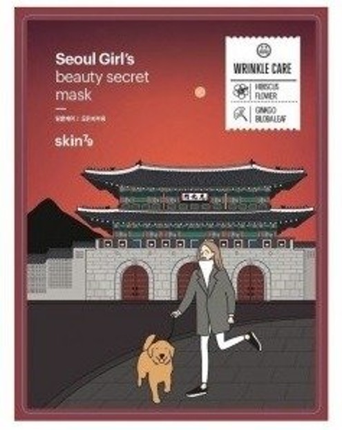 Skin79 Seoul Girl's WRINKLE CARE Przeciwzmarszczkowa maska w płachcie 