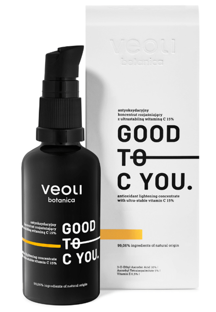 VEOLI Botanica Good To C You antyoksydacyjny koncentrat rozjaśniający z ultrastabilną witaminą C 15% 40ml