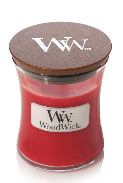 WoodWick świeca mała Crimson Berries 85g