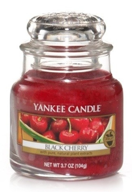 Yankee Candle Black Cherry Świeca zapachowa słoik mały 104g