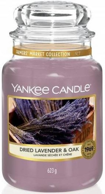 Yankee Candle Świeca zapachowa Słoik duży Dried Lavender&Oak 623g