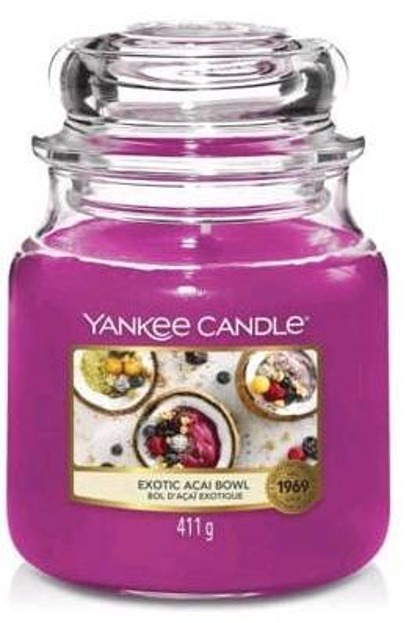 Yankee Candle Świeca zapachowa Słoik średni Exotic Acai Bowl 411g