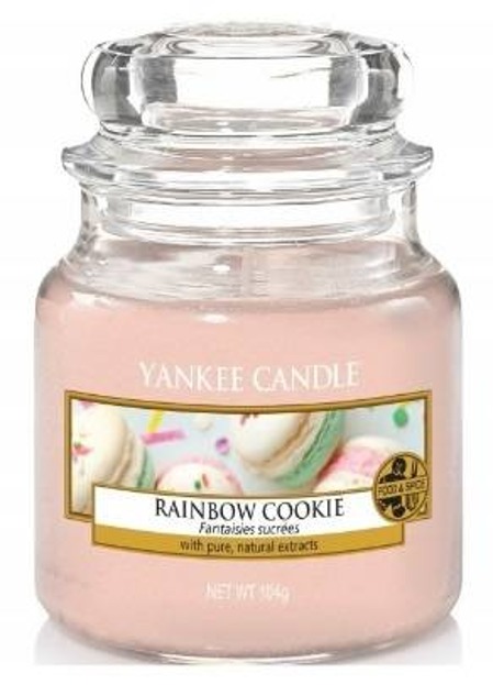 Yankee Candle słoik mały Rainbow Cookie 104g