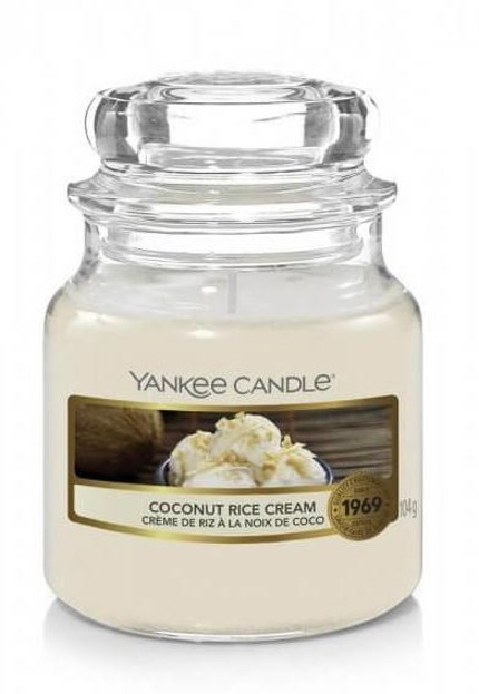 Yankee Candle świeca słoik mały Coconut Rice Cream 104g